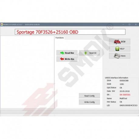 KA0007 Kia Sportage, Stringer, Hyundai Stonic OBD
