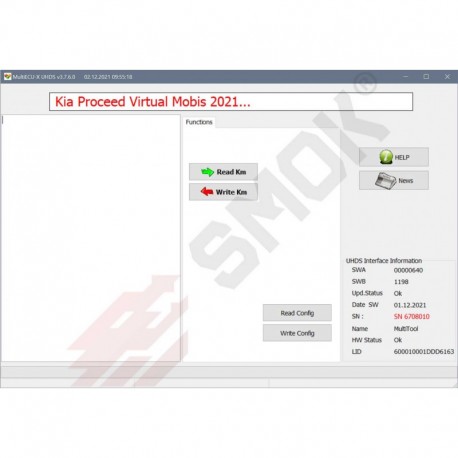 KA0012 Kia Proceed Virtual Mobis 2021 by Dash connector