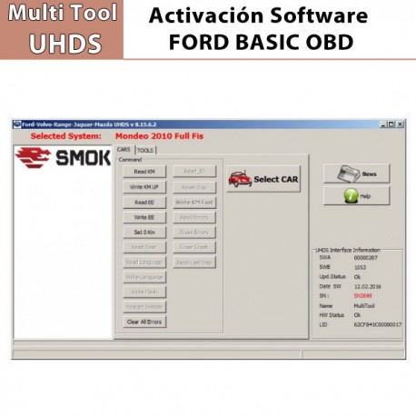 FD 0001 Activación Software Ford Basic OBD
