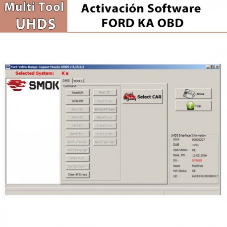 FD 0005 Activacion Software Ford KA OBD