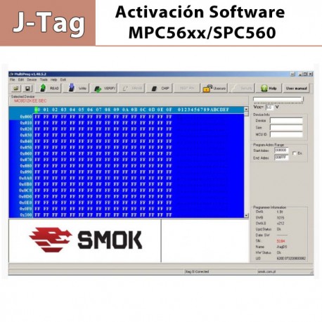 Activación de software MPC56xx/SPC560