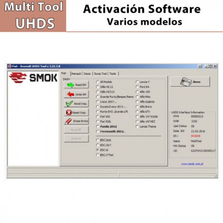 FT 0004 EDC16 (algunos modelos) OBD