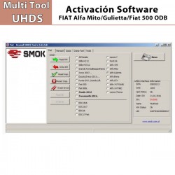 Activación Software  FT 0010 Alfa Mito/Gulietta/Fiat 500 New OBD  para Multi Tools UHDS