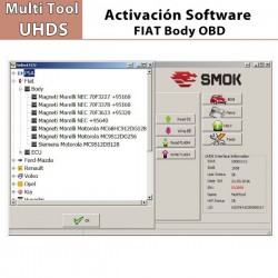 FT 0013 Activación Software  Fiat BODY OBD para Multi Tools UHDS