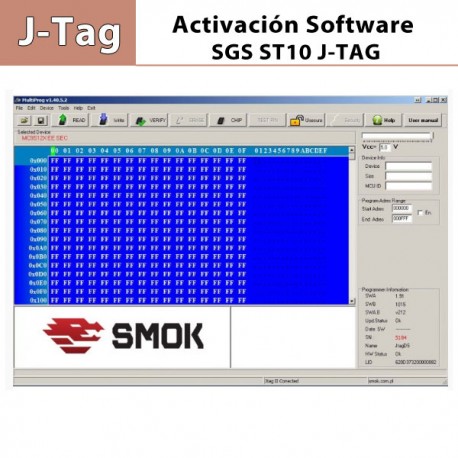 Activación Software SGS ST10 para Jtag, MBProg, Merco 012.