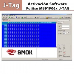 Activación Software Fujitsu MB91F06x para Jtag, MBProg, Merco 012.