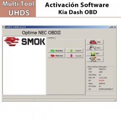 Activación Software Kia Dash OBD para Multi Tool UHDS.