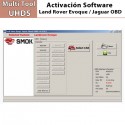 LR0002 Activación Software Evoque OBD para Multi Tool UHDS.