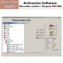 Activación Mercedes W204 W212 Cambiar / Bloqueo KM EZS/DASH OBD para Multi Tool UHDS