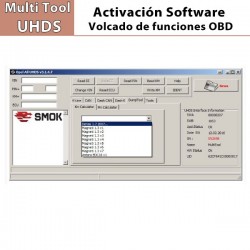 Activación software Opel Smok Funciones Dump Tool OBD