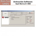 OL0004 Activación Software Opel Meriva B OBD para Multi Tool UHDS.