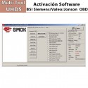 PT0001 Activación Software BSI Siemens/Valeo/Johnson OBD para Multi Tool UHDS.