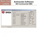 PT0002 Activación Software BSI Continental OBD para Multi Tool UHDS.