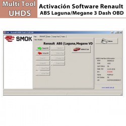 Activación Software ABS Laguna/Megane 3 OBD para Multi Tool UHDS.
