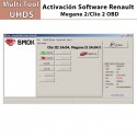 Activación Software Megane 2/Clio 2 OBD para Multi Tool UHDS.