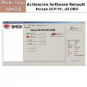 Activación Software Escape UCH 1998-2002 OBD para Multi Tool UHDS.
