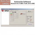 Activación Software Clio 4 OBD /Trafic 2015+ABS para Multi Tool UHDS.
