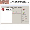 Activación Software Toyota Auris/Avensis/Corolla 2015 70F35xx OBD para Multi Tool UHDS.
