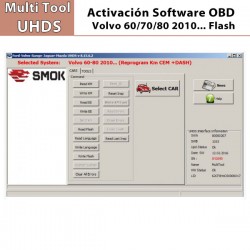 Activación Software Volvo 60/70/80 2010- Flash para Multi Tool UHDS.