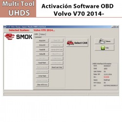 Activación Software Volvo V70 2014 OBD para Multi Tool UHDS.