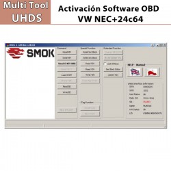 Activación Software VW NEC+24C64 OBD para Multi Tool UHDS.