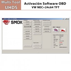 Activación Software VW NEC+24c64 TFT OBD para Multi Tool UHDS.
