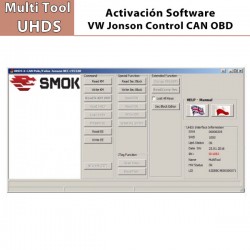 Activación Software VW Johnson Control CAN OBD para Multi Tool UHDS.
