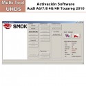 Activación Software Audi A6/7/8 4G/4H Touareg 2010 OBD para Multi Tool UHDS.