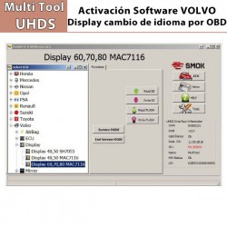 Volvo Display cambio de idioma por OBD