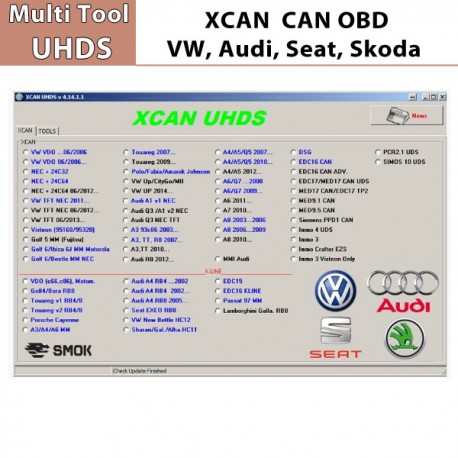Activación Software XCAN VW, Audi, Seat, Skoda, VAG, CAN OBD