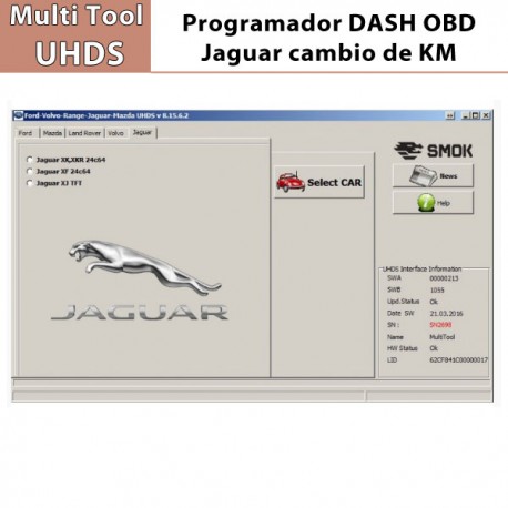 Activación DASH  Cuadro de instrumentos Jaguar Cambiar KM por OBD