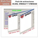 PROMOCIÓN Pack de activaciones VW Immo VW0027+VW0030+XCAN