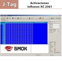 JG 0003 Activaciones Infineon XC2361 para JTAG