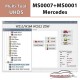 MS0001 + MS0007 Pack Activaciones Mercedes para UHDS