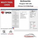 License PT0012 Peugeot 1007,206 Citroen C2,C3,Berlingo Multi Tools UHDS
