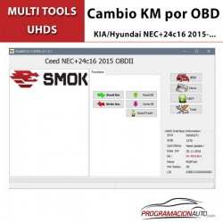 License KA0005 KIA/Hyundai NEC+24c16 2015-... change KM OBD