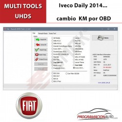 Activación FT0015 Iveco Daily 2014... cambio KM OBD