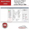 Activación FT0017 Fiat Tipo 2015-... cambio KM por OBD