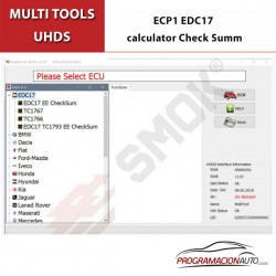 ECP1 EDC17 calculator Check Summ