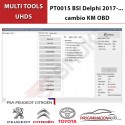 PT0015 BSI Delphi 2017-... cambio KM OBD