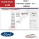 FD0021 Activación Ford Fiesta,Ecosport 2017-... KM OBD