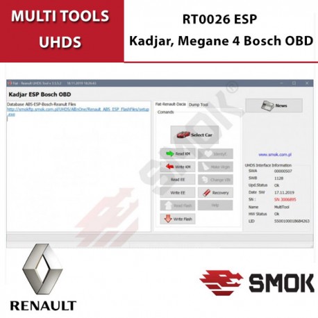 RT0026 ESP Kadjar, Megane 4 Bosch OBD