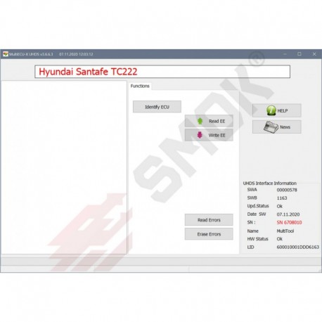 EU0045 AirBag Hyundai TC2xx OBD
