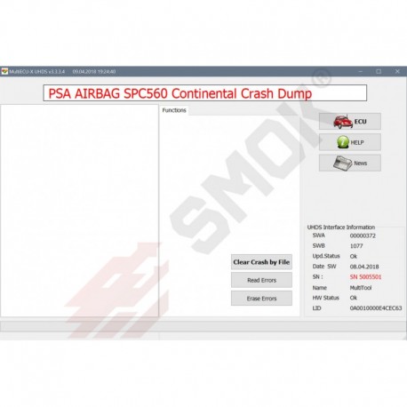 EU0028 AirBag PSA 70F36xx SPC560