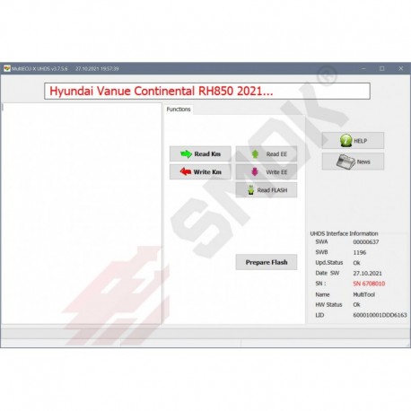 KA0011 Hyundai Vanue, Hyundai Genesis RH850 (Continental) 2020-...