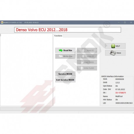 EU0052 ECU Volvo Denso (SH72546) 2012-2018 by ECU Connector