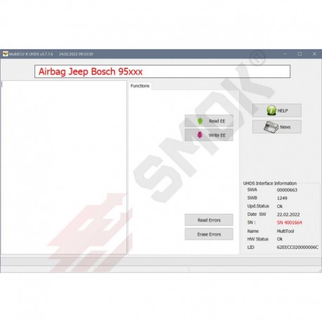 AB0035 Jeep AirBag modules Bosch (95xxx) by OBD
