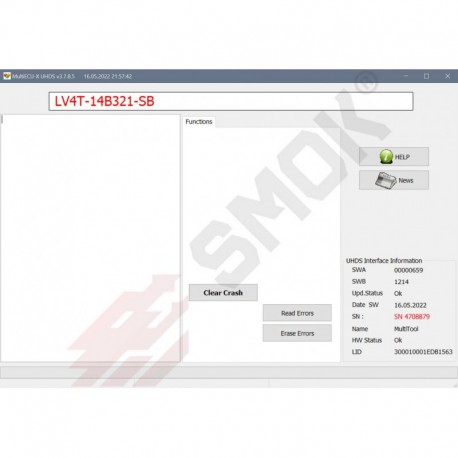 AB0036 AirBag Ford Bosch RH850 (R7F7010xxx) OBD