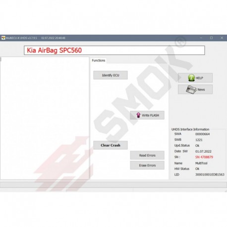 AB0041 AirBag Module Kia/Hyundai SPC560 Continental Clear Crash
