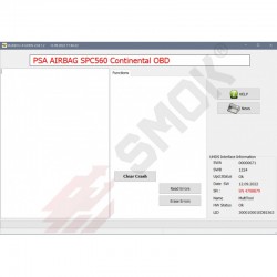AB0042 AirBag PSA Continental SPC560 Clear Crash by ECU Connector